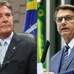 Os ex-presidentes Fernando Collor de Mello (à esquerda) e Jair Bolsonaro (direita) | Foto: Reprodução