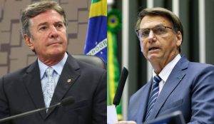 Os ex-presidentes Fernando Collor de Mello (à esquerda) e Jair Bolsonaro (direita) | Foto: Reprodução