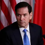 O Secretário de Estado dos EUA, Marco Rubio, participa de um evento no Departamento de Estado dos EUA em Washington, D.C., EUA (16/7/2025) | Foto: Reuters/Umit Bektas/Foto de arquivo