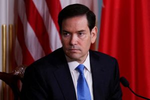 O Secretário de Estado dos EUA, Marco Rubio, participa de um evento no Departamento de Estado dos EUA em Washington, D.C., EUA (16/7/2025) | Foto: Reuters/Umit Bektas/Foto de arquivo