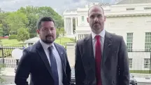 Paulo Figueiredo e Eduardo Bolsonaro