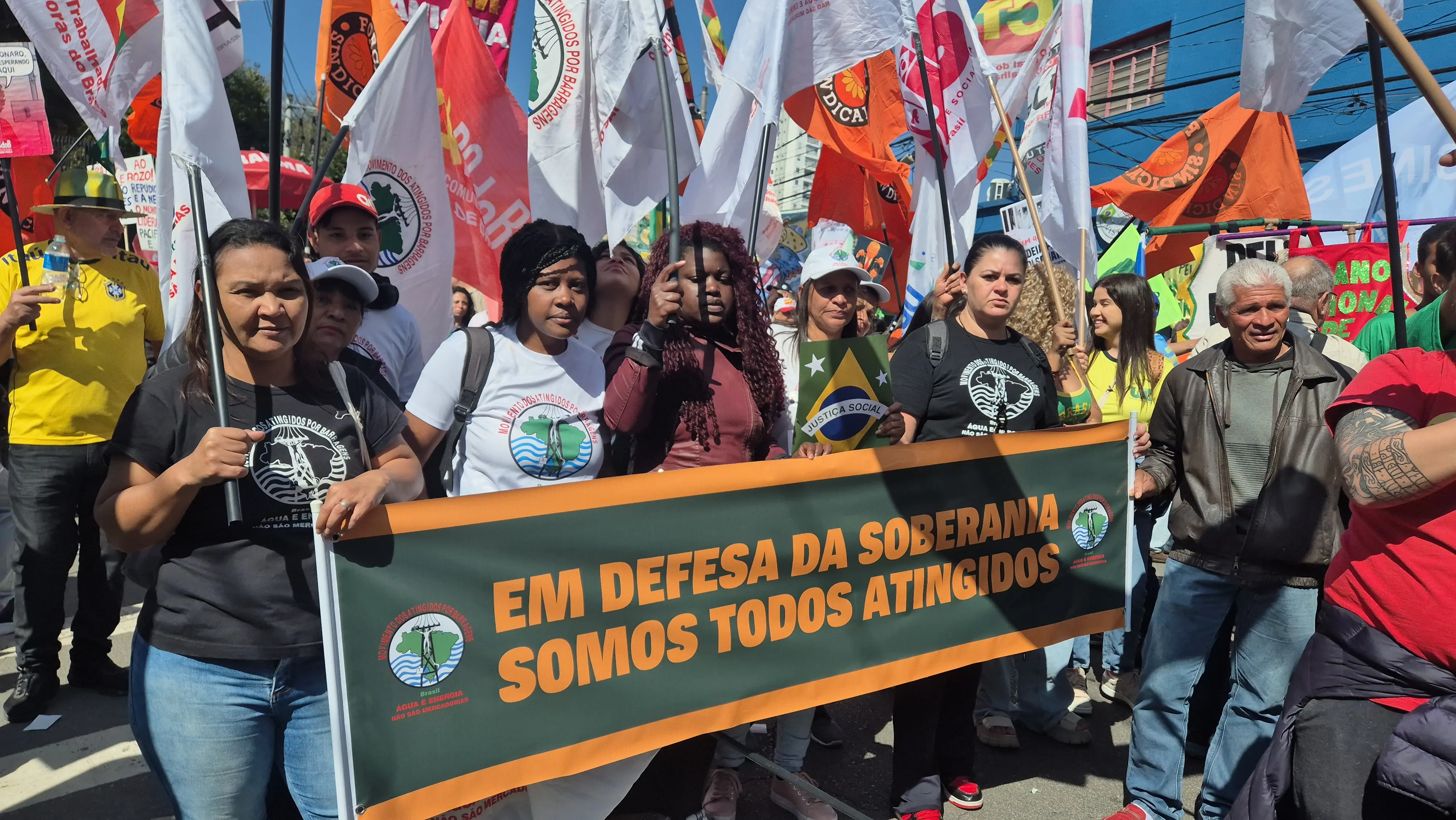 Ato da esquerda em SP | Foto: Tauany Cattan/Revista <b>Oeste</b>