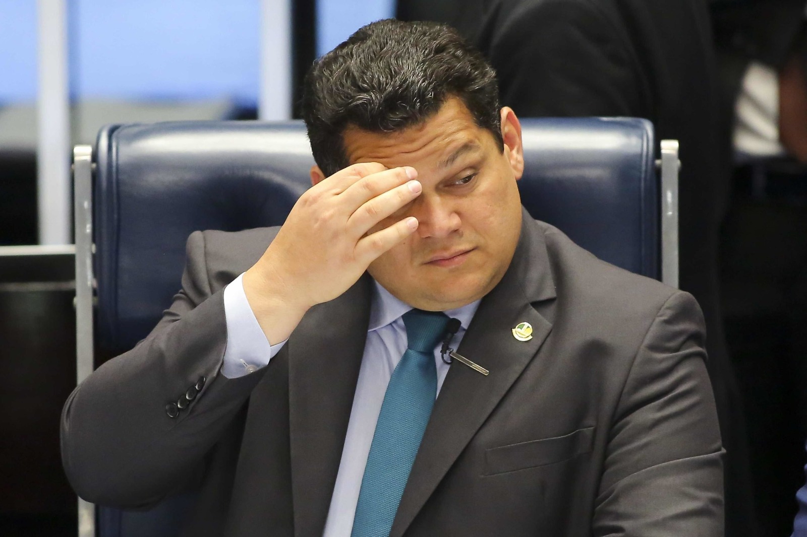 O presidente do Senado, Davi Alcolumbre: sob pressão, parlamentar apela pelo diálogo entre governo e oposição | Foto: Reprodução/Twitter/X