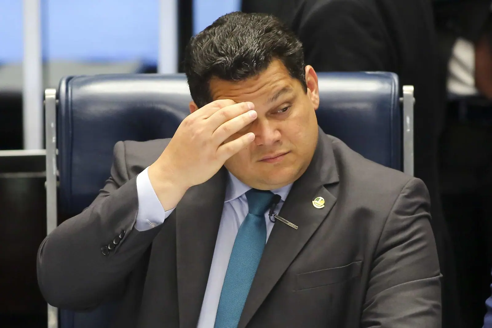 O presidente do Senado, Davi Alcolumbre: sob pressão, parlamentar apela pelo diálogo entre governo e oposição | Foto: Reprodução/Twitter/X