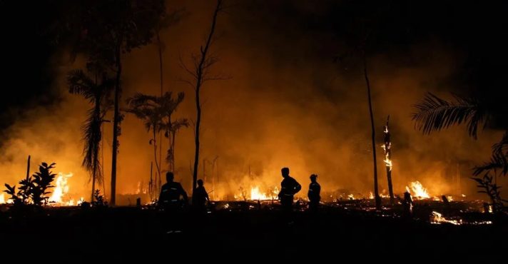 Queimadas seguem em ritmo crescente na Amazônia, apesar do discurso contrário do governo petista | Foto: Reprodução/Redes sociais