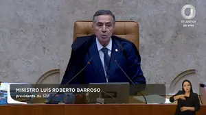 Luís Roberto Barroso, presidente do STF - 1º/8/2025 | Foto: Reprodução/YouTube