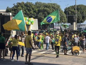 Manifestantes se reúnem em Belém (PA), neste domingo, 3 | Foto: Reprodução/X