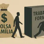 O Bolsa Família não é, de fato, uma transferência de renda | Foto: Divulgação/Oeste | Imagem criada com o auxílio de inteligência artificial