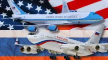 Trump Putin Avião