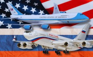 Trump Putin Avião