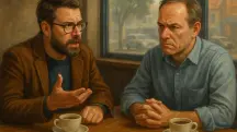 Uma frase mudou os rumos do café da tarde | Foto: Divulgação/Oeste | Imagem criada com o auxílio de inteligência artificial