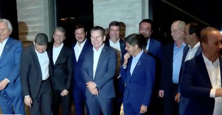O jantar foi realizado no Lago Sul, área nobre da capital federal