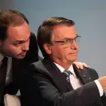 Carlos Bolsonaro e Jair Bolsonaro