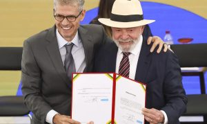 Sidônio Palmeira (Comunicação) e Lula: governo tenta nova manobra para reverter impopularidade | Foto: Marcelo Camargo/Agência Brasil