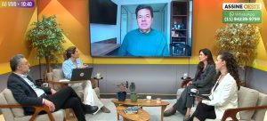 Deputado Mendonça Filho (União-PB), que criticou Lula por crise com EUA e cobra pautas na Câmara, em participação no programa Oeste com Elas, da Revista Oeste