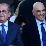 Gilmar Mendes e Alexandre de Moraes: no centro de documentários sobre a influência da Justiça na política brasileira | Foto: Reprodução/Redes sociais