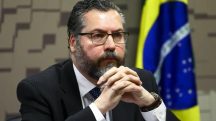 O ex-chanceler Ernesto Araújo: medida de Moraes fortalece legitimidade das sanções | Foto: Marcelo Camargo/Agência Brasil