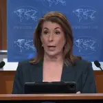 Tammy Bruce, porta-voz do Departamento de Estado dos Estados Unidos | Foto: Reprodução/X