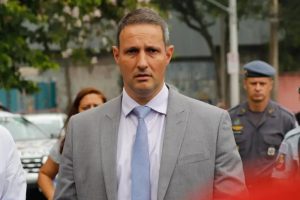 O secretário de Segurança Pública do Estado de SP, Guilherme Derrite: operação de inteligência | Fernando Frazão/Agência Brasil