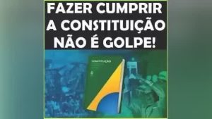 Homem foi preso por publicação em defesa da Constituição | Imagem: David Ágape e Eli Vieira/Reprodução