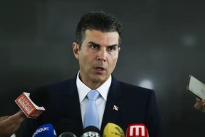 O governador medebista Helder Barbalho: PM e secretários envolvidos em suposta lavagem de dinheiro em obras para a COP30 | Foto: José Cruz/Agência Brasil