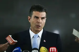 O governador medebista Helder Barbalho: PM e secretários envolvidos em suposta lavagem de dinheiro em obras para a COP30 | Foto: José Cruz/Agência Brasil