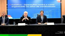MJSP, Polícia Federal (PF), o Ministério da Fazenda e a Receita Federal deflagrar as operações Quasar, Tank e Carbono Oculto para desarticular organizações criminosas envolvidas em esquemas bilionários de lavagem de dinheiro, gestão fraudulenta e fraudes no setor de combustíveis. Foto: Isaac Amorim/MJSP