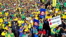 A mobilização na Paulista começou às 14h | Foto: Uiliam Grizafis/Revista Oeste