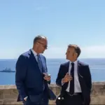 Emmanuel Macron e Friedrich Merz