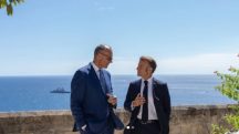 Emmanuel Macron e Friedrich Merz