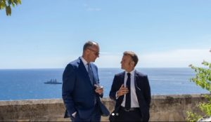 Emmanuel Macron e Friedrich Merz