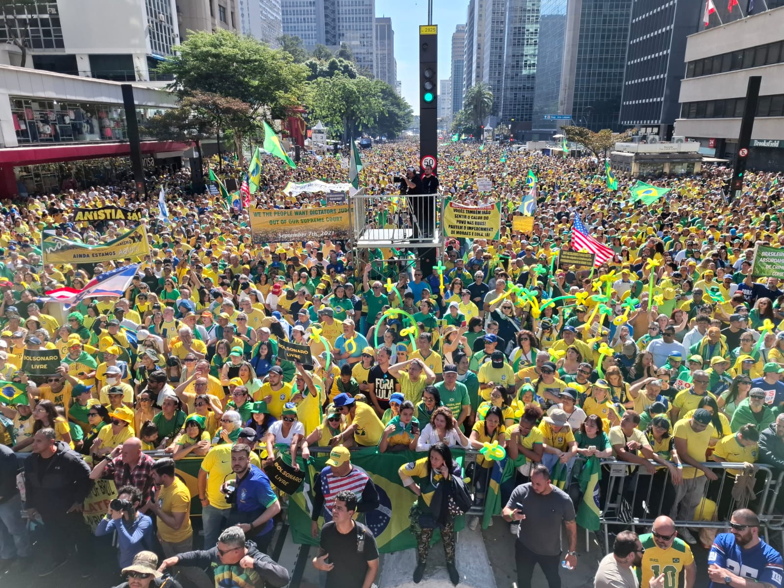 A Avenida Paulista lotou neste domingo | Foto: Uiliam Grizafis/Revista Oeste