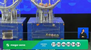 Mega-Sena: números sorteados nesta terça-feira, 19, em São Paulo: prêmio superior a R$ 63 milhões | Foto: Reprodução/YouTube/@Caixa