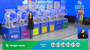 Caixa Econômica Federal sorteou na noite desta quinta-feira, 21, as seis dezenas do concurso 2.904 da Mega-Sena | Foto: Reprodução/YouTube