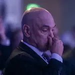 Alexandre de Moraes durante a conferência de encerramento do 24º Fórum Empresarial no Hotel Fairmont, em Copacabana, na zona sul do Rio de Janeiro - 22/8/2025 | Foto: Pedro Kirilos/Estadão Conteúdo