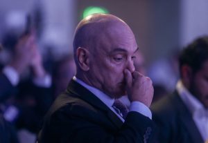 Alexandre de Moraes durante a conferência de encerramento do 24º Fórum Empresarial no Hotel Fairmont, em Copacabana, na zona sul do Rio de Janeiro - 22/8/2025 | Foto: Pedro Kirilos/Estadão Conteúdo