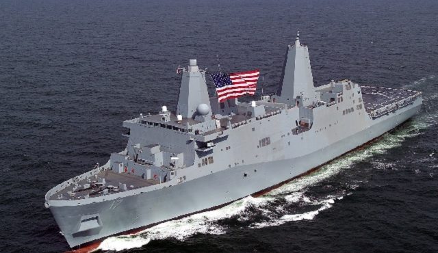 USS Fort Lauderdale navio EUA Venezuela