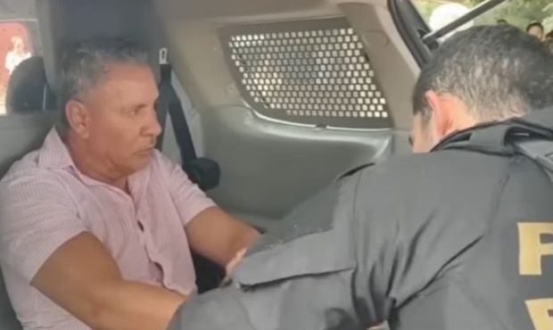 Marcos Roberto de Almeida, conhecido como Tuta e apontado como um dos líderes do PCC, estava foragido havia cinco anos | Foto: Reprodução/Band TV