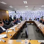 Reunião do Colégio de Líderes da Câmara que discutiu o texto do PL da Adultização: atalho para a censura, segundo jornal | Foto: Marina Ramos/Câmara dos Deputados