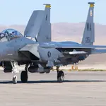 O caça F-15 Eagle, das Forças Armadas dos EUA: ejeção por engano | Foto: Reprodução/Redes sociais