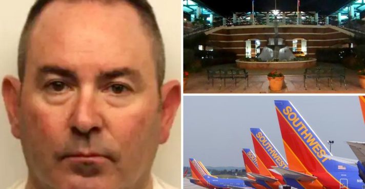O piloto David Allsop, da Southwest Airlines: preso por embriaguez | Foto: Reprodução/Redes sociais