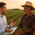 A Força do Agro é transmitido de segunda a sexta, das 19h50 às 20h30 | Foto: Divulgação/Oeste | Imagem criada com o auxílio de inteligência artificial