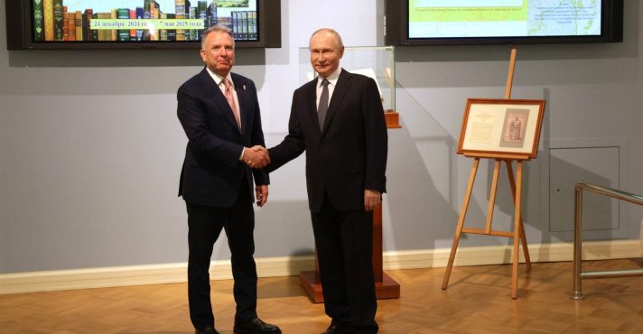 O representante dos EUA Steve Witkoff durante encontro com o presidente da Rússia, Vladimir Putin | Foto: Reprodução/Twitter/X
