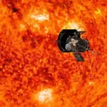Sonda espacial Parker Solar Probe se aproximando do sol; robôs são opção mais baratas e eficientes, dizem cientistas | Foto: Divulgação/Nasa