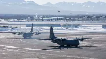 Base aérea militar no Alasca, onde Putin deve se encontrar nesta sexta, 15, com Trump: novos desdobramentos para conflito na Ucrânia | Foto: Reprodução/Twitter/X