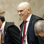 O ministro Alexandre de Moraes durante sessão do STF | Foto: Bruno Peres/Agência Brasil
