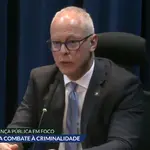 O secretário de segurança pública do Rio de Janeiro, Victor César dos Santos, participou do evento desta sexta-feira, 15 | Foto: Divulgação/Alesp