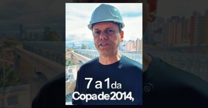 O governador de São Paulo, Tarcísio de Freitas: 'A gente consertou mais de uma década de descaso' | Foto: Reprodução/Twitter/X