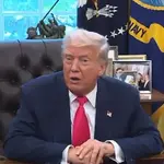 Trump, durante entrevista na Casa Branca: crítica exclusiva às relações comerciais | Foto: Reprodução/Redes sociais