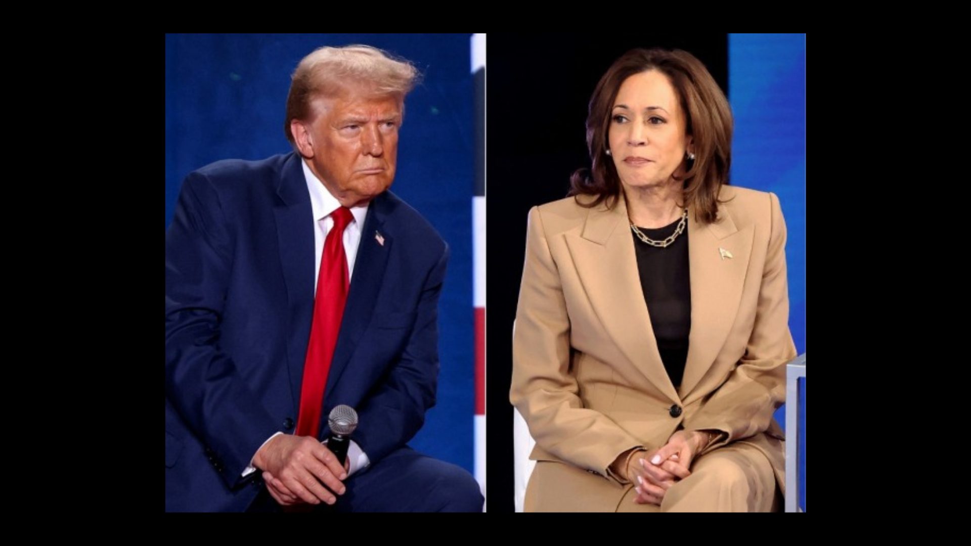 Trump manda suspender proteção do Serviço Secreto para Kamala Harris que está em viagem | Foto: Reprodução/Twitter/X
